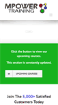 Mobile Screenshot of mpowertraining.com